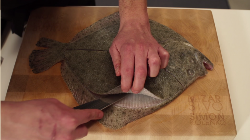 Filiranje ploščate ribe